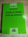 Justitia in Statele Unite ale Americii - Anne Deysine (Editura Rosetti, 2002)
