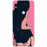 Husa silicon pentru Xiaomi Mi A2 Lite, Girl With Long Hair