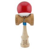Kendama Flippy Profesionala Big Cups V2 din Lemn 18 cm Rosu Alb