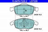 Set placute frana,frana disc CITROEN C4 Picasso I (UD) (2007 - 2013) ATE 13.0470-7229.2