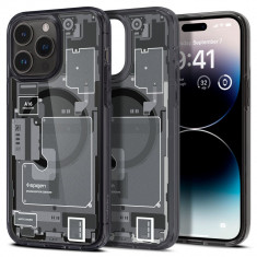 Husa Spigen Ultra Hybrid Mag MagSafe pentru Apple iPhone 14 Pro Max Negru