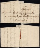 Belgium 1824 Stampless Cover + Content Luik Liege Navaugle DB.247