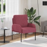 vidaXL Canapele cu pernă 55cm Roșu Vin placaj 42023432
