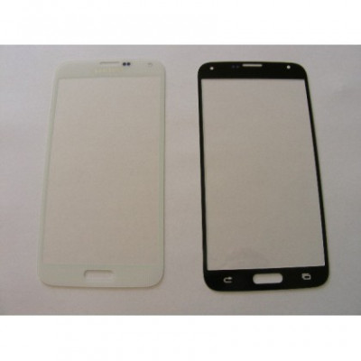 Carcasa (Sticla) Geam Samsung G900 Galaxy S5 Alb Orig China foto