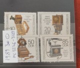 TS21 - Timbre serie DDR 1989 Mi 3226-29, Stampilat