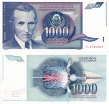 IUGOSLAVIA 1.000 dinara 1991 UNC!!!