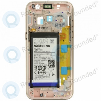Samsung Galaxy A3 2017 (SM-A320F) Husa mijlocie + baterie roz foto