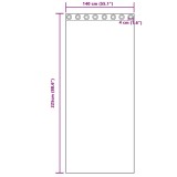 vidaXL Perdele opace 2 pcs Galben muștar 140 x 225 cm Catifea 4107270