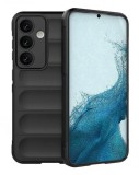 Husa Wave din Silicon compatibila Samsung Galaxy A54 Anti-Shock, Negru, Oem