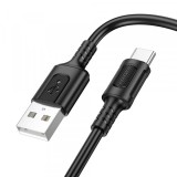 Cablu Date si Incarcare USB-A - USB-C Borofone BX111 Feliz, 20W, 1m, Negru