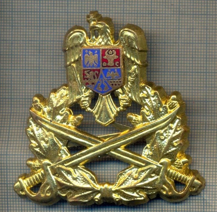 Y 1600 INSIGNA-MILITARA-EMBLEMA COIFURA- TRUPELE DE USCAT -PENTRU COLECTIONARI