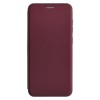 Husa Flip cover magnetic compatibila cu Oppo A15s, Visiniu - ALC&reg;, ALC MOBILE
