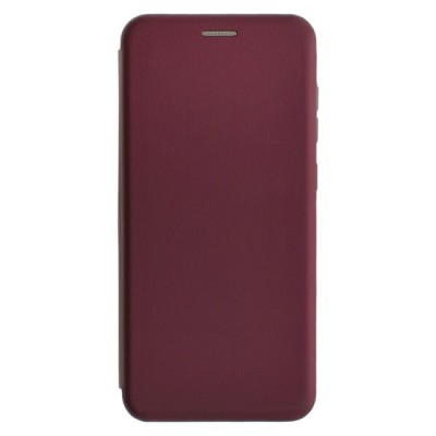 Husa Flip cover magnetic compatibila cu Oppo A15s, Visiniu - ALC&amp;reg; foto