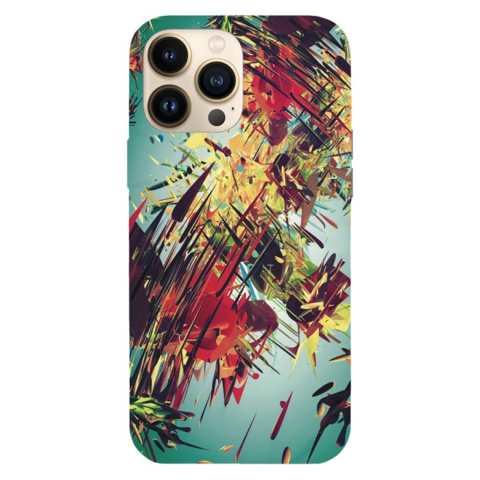 Husa compatibila cu Apple iPhone 14 Plus model Art deco abstract design, Silicon, TPU, Viceversa