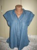 Bluza denim subtire Chicoree Mar 40, Maneca scurta