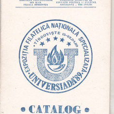 bnk fil Catalog Expofil Universiada `89 Targoviste 1989