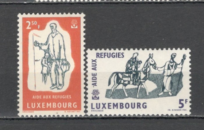 Luxemburg.1960 Anul mondial al refugiatilor ML.47