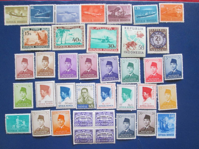 TIMBRE INDONEZIA SERIE=MNH