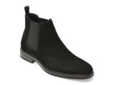 Ghete elegante ALDO negre, GIO 001, din piele intoarsa