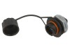 Conector USB A soclu adaptor USB 2.0 PANDUIT pentru montare pe panou, plastic, negru