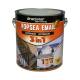Vopsea email anticoroziva 3 in 1 galben 440 pe baza de solvent 3.5L, direct pe rugina, interior si exterior Breckner Germany