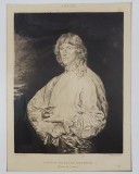 PORTRAIT DU DUC DE RICHMOND par VAN DYCK , GRAVURA de NOEL MASSON , imp. A. QUANTIN , SFARISTUL SEC. XIX