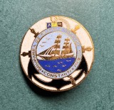 Insigna AFR Gruparea de filatelie tematica marina Constanta