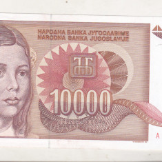 bnk bn Iugoslavia 10000 dinari 1992