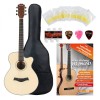 Rocktile WSC-101C NT Set chitara acustica concert western cutaway natur