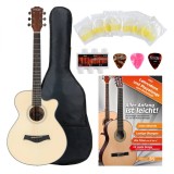 Cumpara ieftin Rocktile WSC-101C NT Set chitara acustica concert western cutaway natur