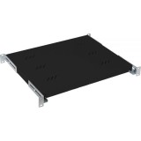 Raft fix perforat Triton 19&quot; 1U/250 capacitate incarcare 40kg, gri