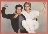 AS - C.P. JOHN TRAVOLTA ȘI OLIVIA NEWTON-JOHN - COLECȚIA CASA FILMULUI, NECIRCULATĂ (STAREA CARE SE VEDE), Necirculata, Printata