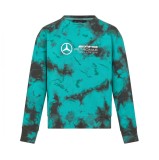 Mercedes AMG Petronas hanorac de bărbați Crew Neck Tie Dye F1 Team 2024 - XXL