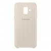 Husa Samsung EF-PA600CFEGWW Dual Layer (plastic + silicon) aurie pentru Samsung Galaxy A6 2018