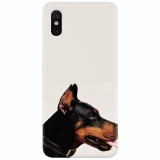 Husa silicon pentru Xiaomi Mi 8 Pro, Doberman