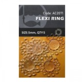 Flexi Ring Orange 7mm 5 buc/plic