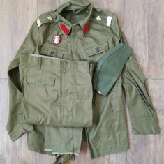 Uniformă militara de Vara Sergent Infanterie RSR perioada comunista marimea 48