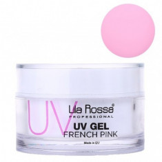 Gel UV Unghii Lila Rossa Professional French Pink 50g E1005 foto