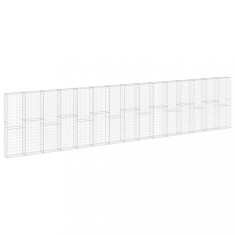 Perete gabion cu capace, 900 x 30 x 200 cm, otel galvanizat
