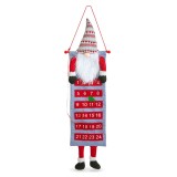 Calendar de perete de Advent - 3D cu elf scandinav - textil - 100 x 28 cm Best CarHome, Oem