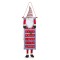 Calendar de perete de Advent - 3D cu elf scandinav - textil - 100 x 28 cm Best CarHome