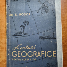 manual de geografie pentru clasa a 6-a - din anul 1957