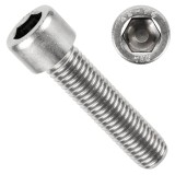 Set 50 Suruburi M12x30 DIN 912 Inox A2 Imbus pt. Sisteme Fotovoltaice, Profile Aluminiu