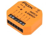 &Icirc;ntrerupător de rețea fără fir FOX IP20 Metalic WI-R1S1-P