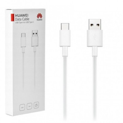 Cablu de date USB la USB Type-C Huawei CP51 Alb Original, Blister foto