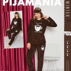 Pijama dama cocolino coffe - LMarimea