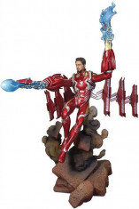 Figurina Diamond Dc Gallery: Marvel Avengers Infinity War Iron Man Mk50 Unmasked Deluxe Pvc Diorama foto