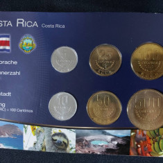 Seria completata monede - Costa Rica 2003-2007, 6 monede