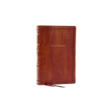 RSV Personal Size Bible with Cross References, Brown Leathersoft, (Sovereign Collection)