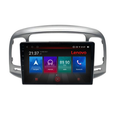 Navigatie dedicata Hyundai Accent 2006-2012 E-ACCENT Octa Core cu Android Radio Bluetooth Internet GPS WIFI DSP 4+64GB 4G CarStore Technology foto